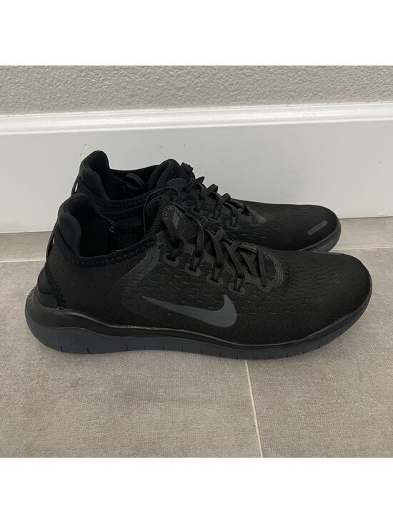Nike Free RN 2018 Men\'s Size 9 Black Running Low Top Mesh Sneakers Shoes main image 4